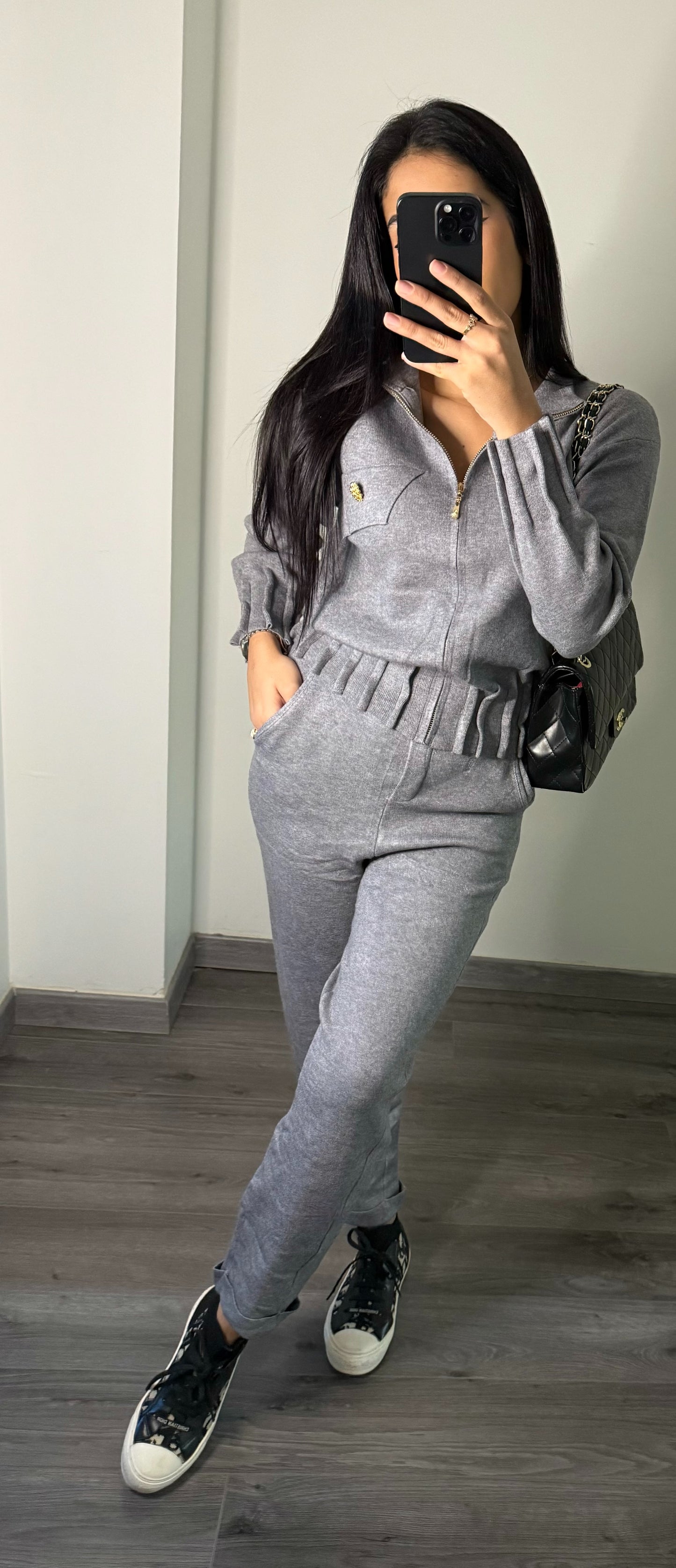 ENSEMBLE 2 PIÈCES GRIS