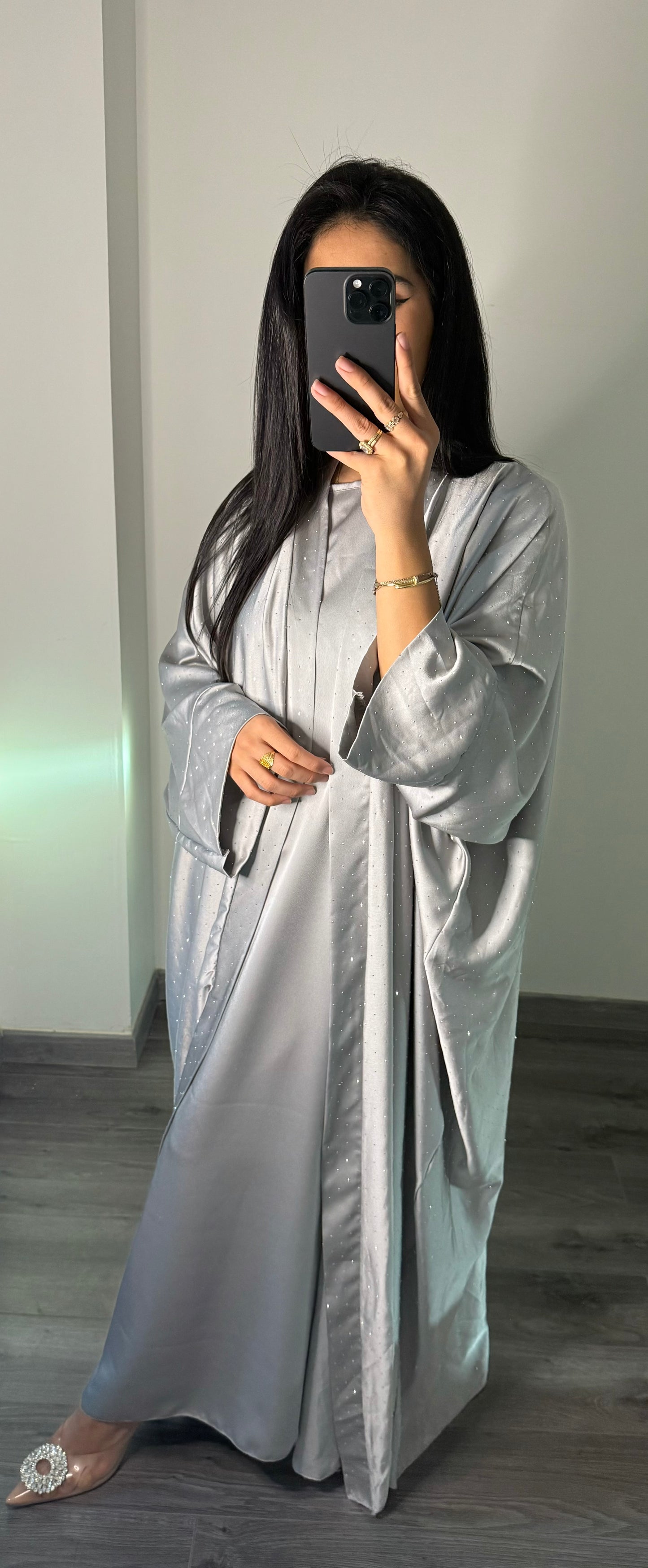 ABAYA CLASSY GRISE