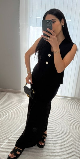 Ensemble Top & Jupe Black