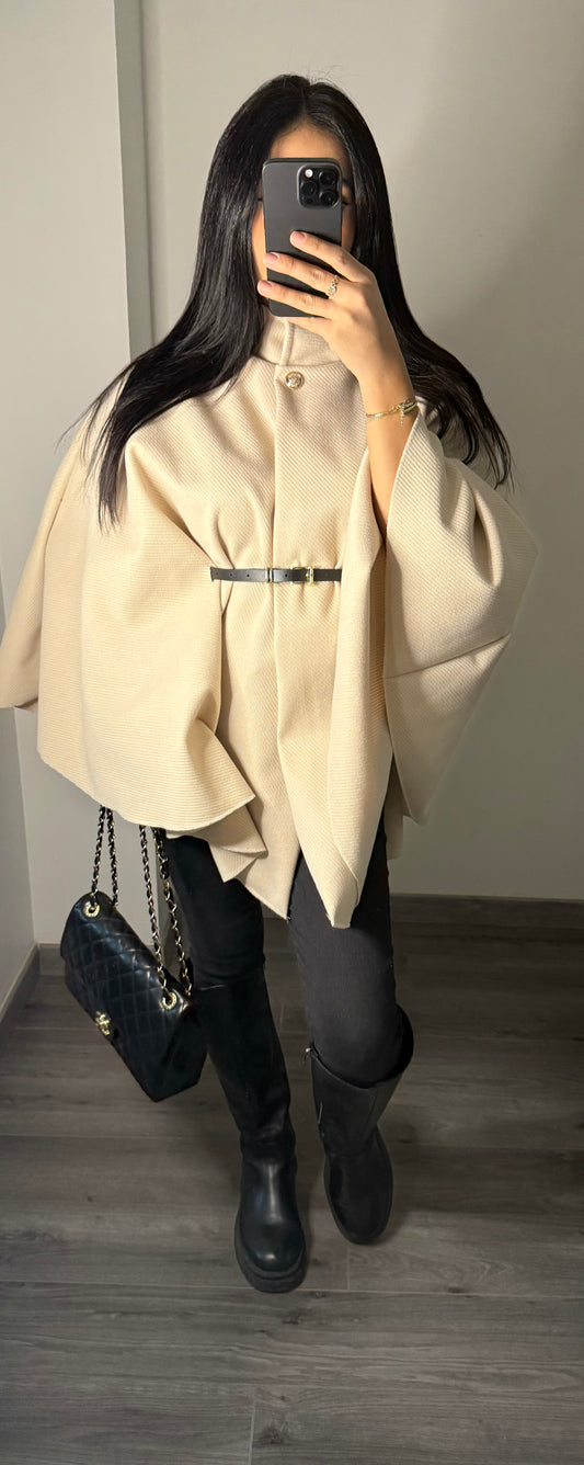 Veste Cape Beige